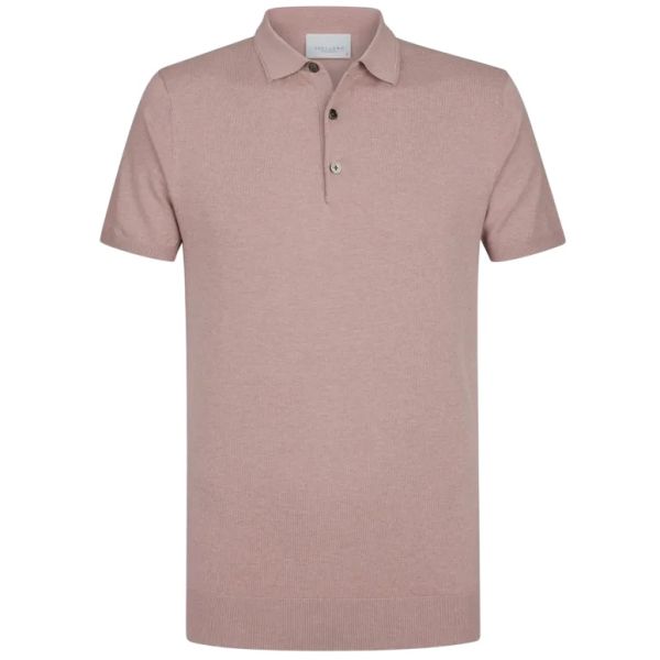 Profuomo Luxury Basic Polo Roze