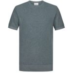 Profuomo Cotton Linen T-shirt Blauw