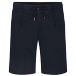 Profuomo Garment Dye Korte Broek Navy