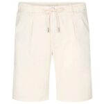 Profuomo Garment Dye Korte Broek Off White