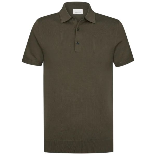 Profuomo Luxury Basic Polo Bruin