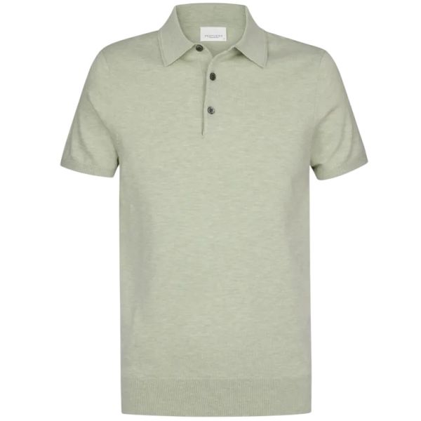 Profuomo Luxury Basic Polo Licht groen