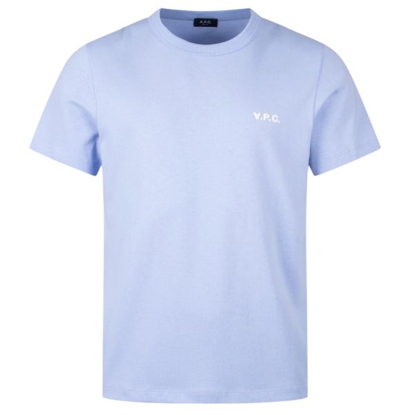 A.P.C. Boxy Petit VPC T-shirt Licht Blauw