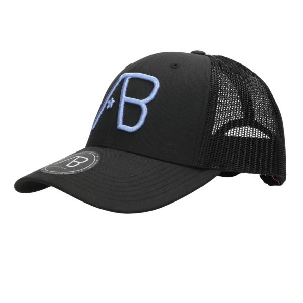 AB Lifestyle Retro Trucker Cap Zwart/Blauw