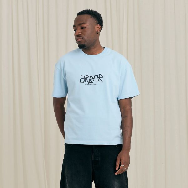 Arbor Antwerp DIA T-shirt Licht Blauw