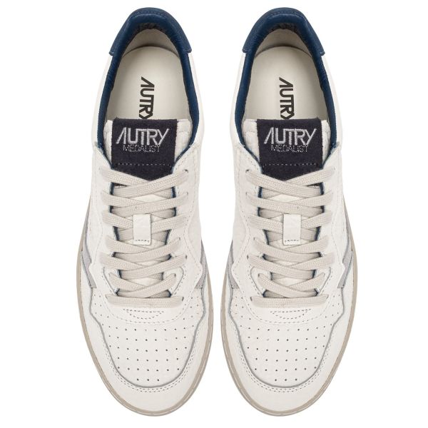 Autry Medalist Low Sneaker Wit/Navy