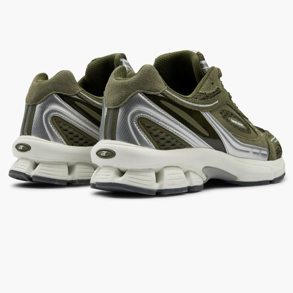 Banlieue The Runner + Suede Sneaker Donker Groen