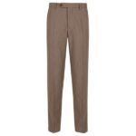 Berwich Negroni FF Linnen Chino Bruin