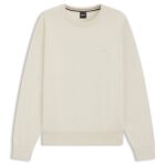 Boss Upacas Knit Sweater Off White