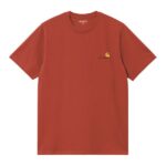 Carhartt WIP American Script T-shirt Rood