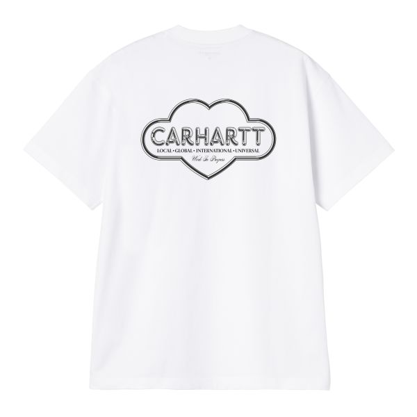Carhartt WIP Cloud Heart T-shirt Wit
