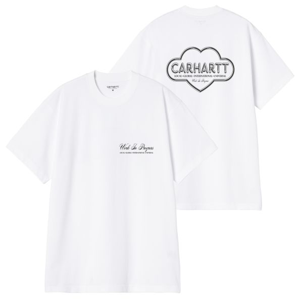 Carhartt WIP Cloud Heart T-shirt Wit