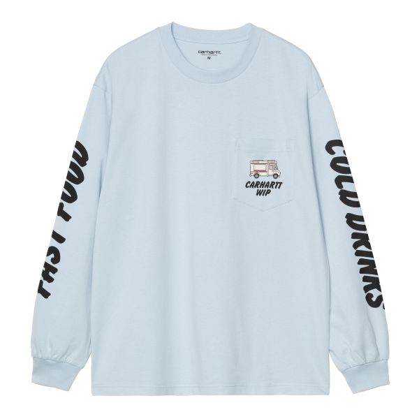 Carhartt WIP Cold Drinks Longsleeve T-shirt Blauw