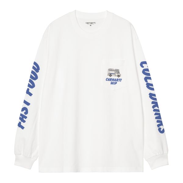 Carhartt WIP Cold Drinks Longsleeve T-shirt Wit