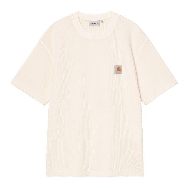 Carhartt WIP Nelson Waffle T-shirt Off White