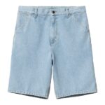 Carhartt WIP Single Knee Korte Broek Licht Blauw