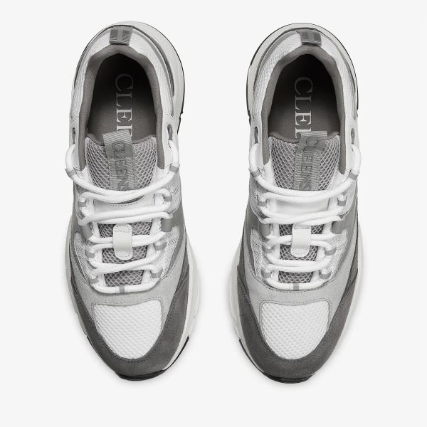 Cleens Aero Runner Sneaker Licht Grijs