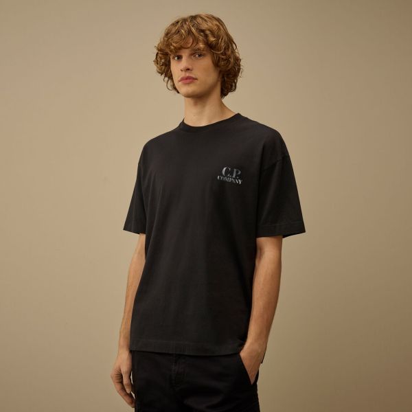 CP Company Comfort Logo T-shirt Navy