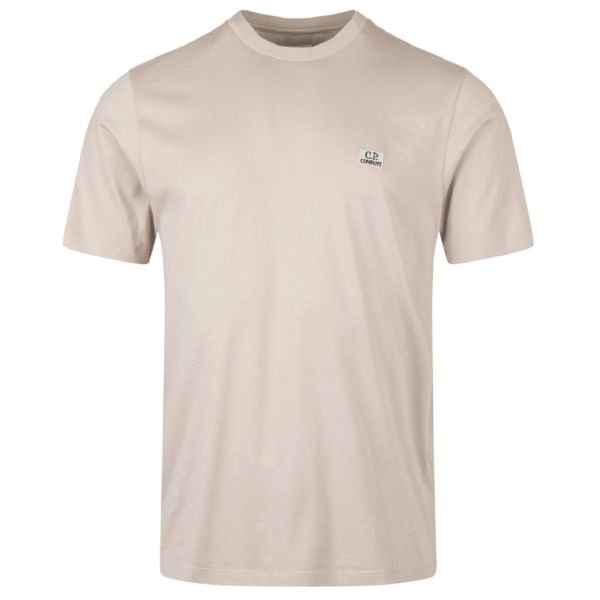 CP Company Logo Patch T-shirt Beige