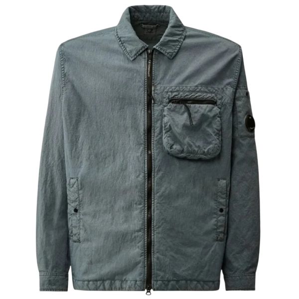CP Company Panama-R Overshirt Licht Blauw
