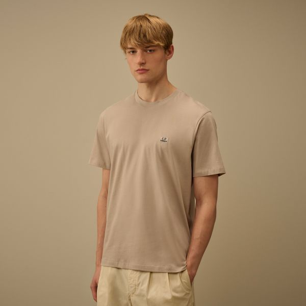 CP Company Logo Patch T-shirt Beige
