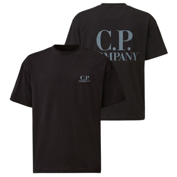 CP Company Printed Graphics T-shirt Navy
