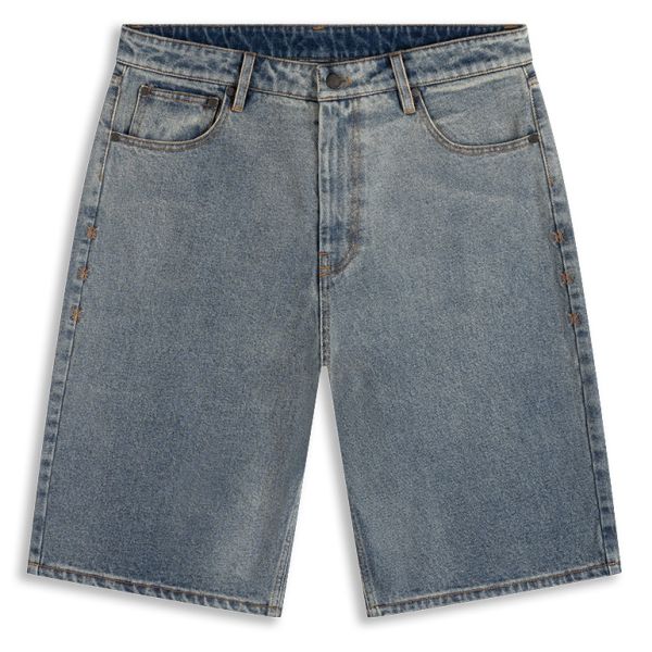 Daily Paper Compact Shield Embroidery Korte Broek Blauw