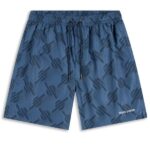 Daily Paper Dotted Monogram Zwembroek Blauw