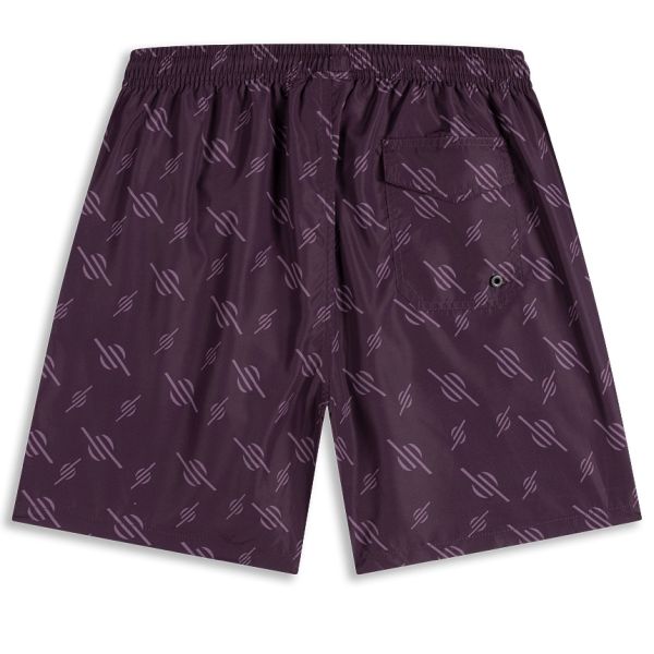 Daily Paper Irregular Monogram Zwembroek Paars