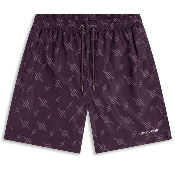 Daily Paper Irregular Monogram Zwembroek Paars