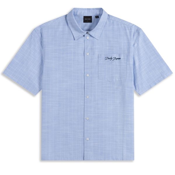 Daily Paper Script Overhemd Licht Blauw