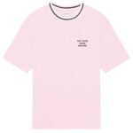 Drôle De Monsieur Slogan Sport T-shirt Roze