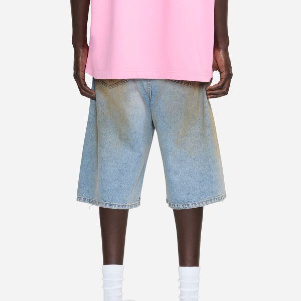 Flâneur Denim Korte Broek Blauw