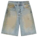 Flâneur Denim Korte Broek Blauw