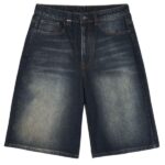 Flâneur Denim Korte Broek Donker Blauw