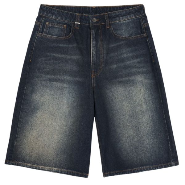 Flâneur Denim Korte Broek Donker Blauw