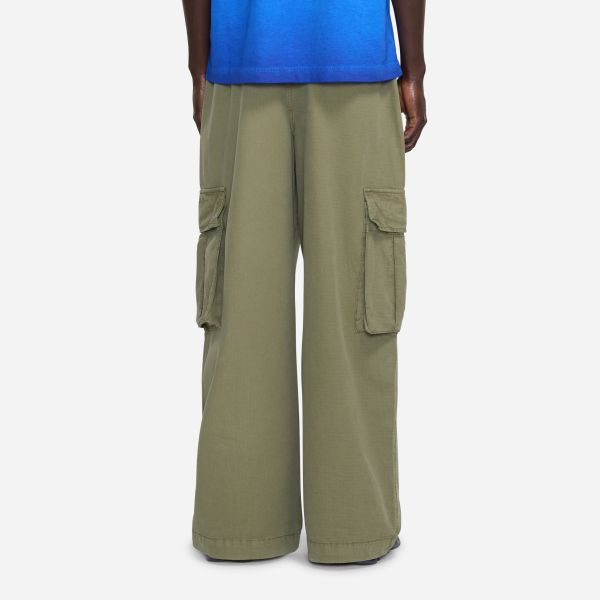 Flâneur Ripstop Cargo Broek Donker Groen