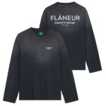 Flâneur Sound & Design Studio Longsleeve T-shirt Zwart