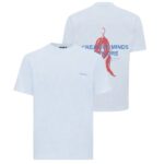 Genti Creative Minds T-shirt Licht Blauw