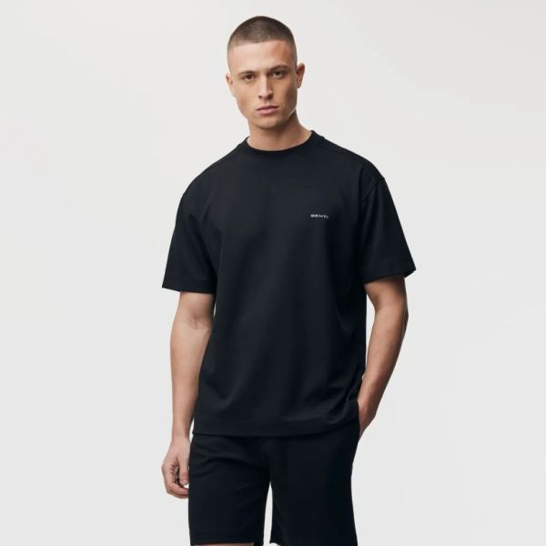 Genti Floral T-shirt Zwart