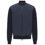 Genti Knitted Hybrid Jack Navy