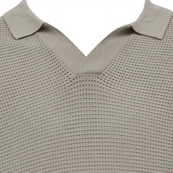 Genti No Buttons Polo Bruin