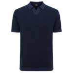 Genti No Buttons Polo Navy