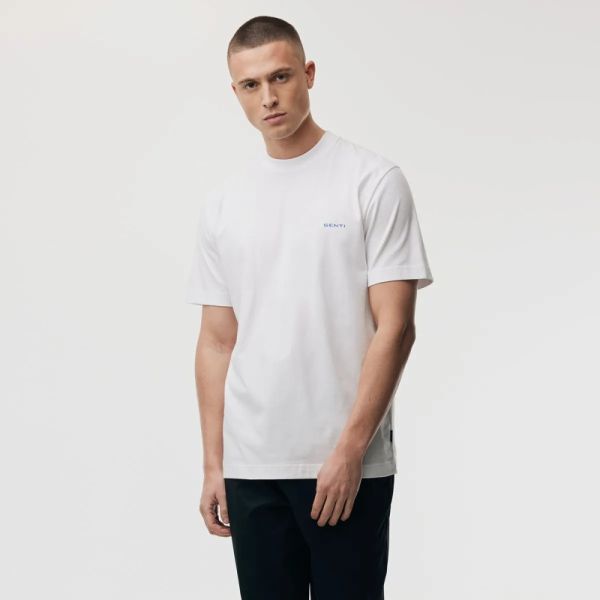 Genti Artistic T-shirt Wit