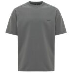 Genti Relaxed Fit T-shirt Antraciet