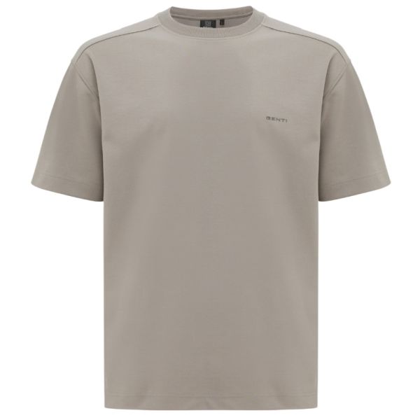Genti Relaxed Fit T-shirt Bruin