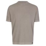 Genti Round Knitted T-shirt Bruin