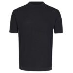 Genti Round Knitted T-shirt Navy