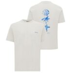 Genti Sea Print T-shirt Off White