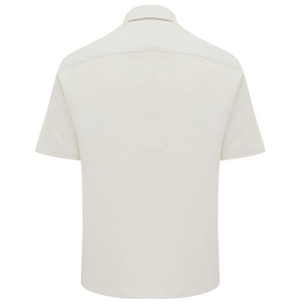 Genti Sunset Monogram Overhemd Off White